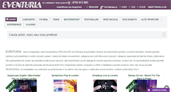 Desktop Screenshot of eventuria.ro